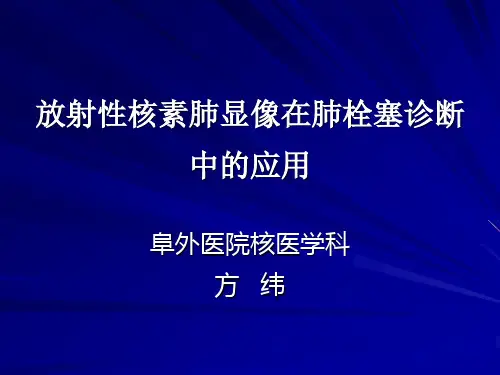 放射性核素肺显像汇总.