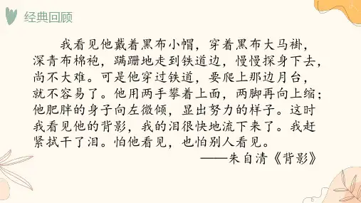 2022届高考二轮专题复习：小说阅读分析人物课件(21张PPT)