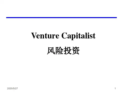 风险投资培训讲义(PPT 57页)