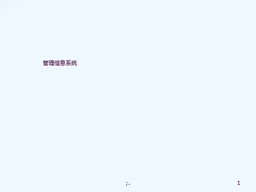 管理信息系统第一讲信息技术与信息系统ppt课件