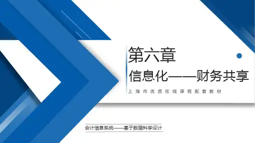 会计信息系统设计【ch06】信息化——财务共享 培训教学课件