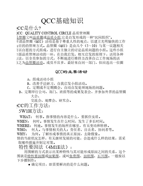 QCC基础知识