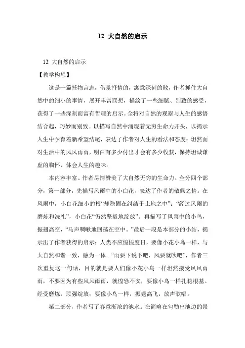 12 大自然的启示