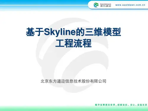 Skyline三维模型工程流程解析