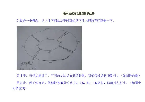 毛衣的花样设计及编织技法