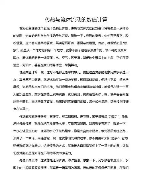 传热与流体流动的数值计算