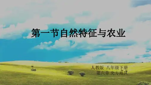 自然特征与农业ppt课件