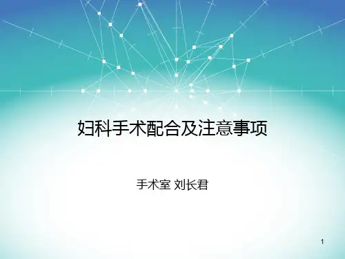 妇科手术PPT课件