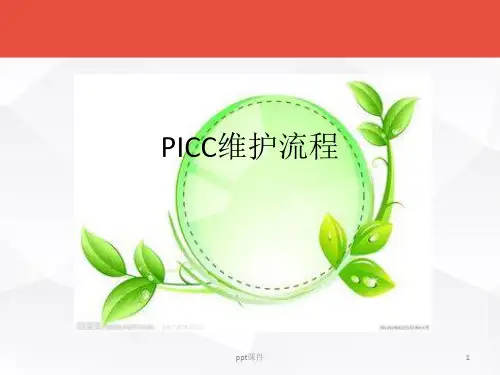 PICC维护流程  ppt课件