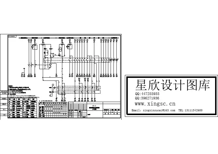 某通用型号断路器手车式设备电气原理设计平面CAD图纸