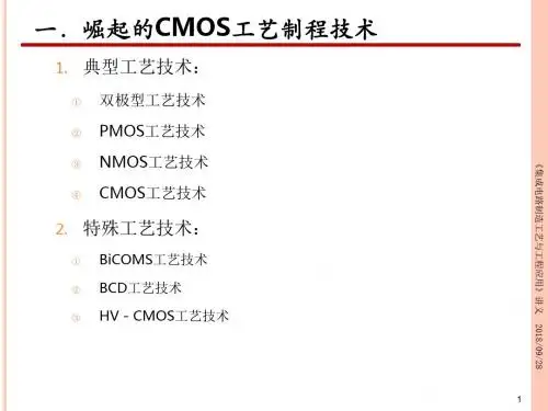 《集成电路制造工艺与工程应用》第一章课件
