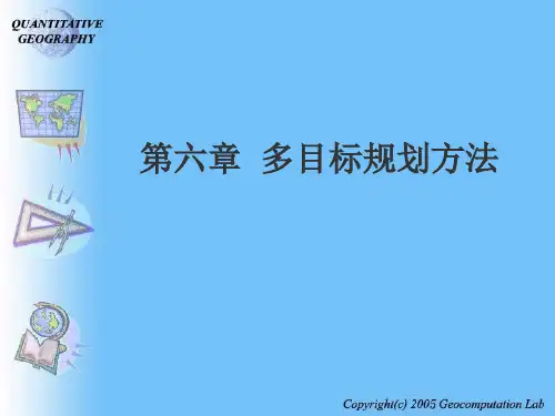 目标管理-第6章多目标规划方法 精品