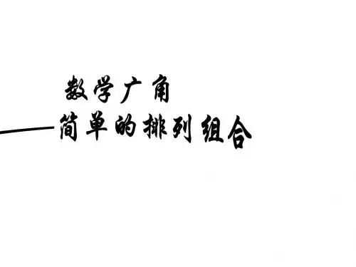 二年级上册数学课件-8  数学广角《搭配》 ｜人教新课标(2018秋)         (共21张PPT)