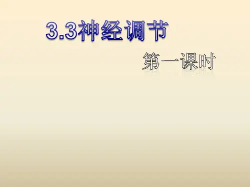 浙教版八年级科学上册3.3《神经调节》课件(共31张PPT)