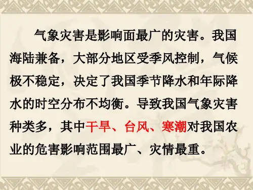 中国的气象灾害
