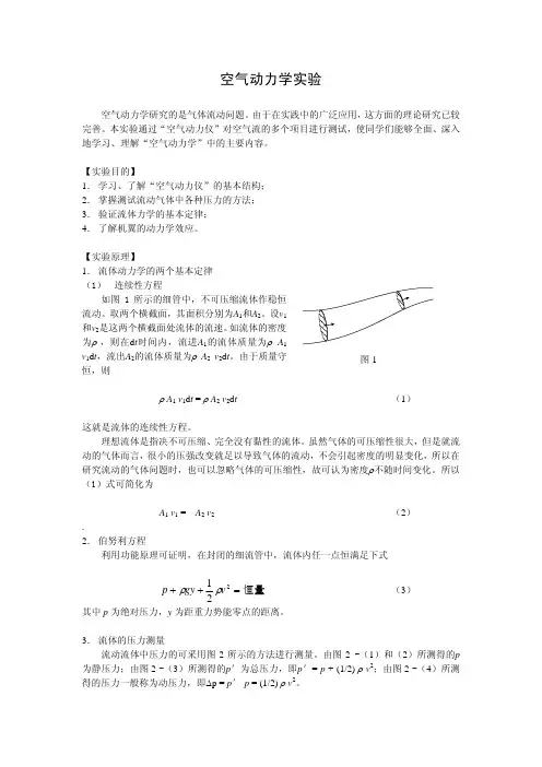 空气动力学实验