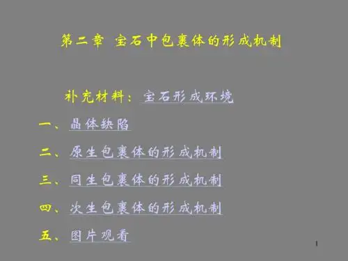2包体形成机制