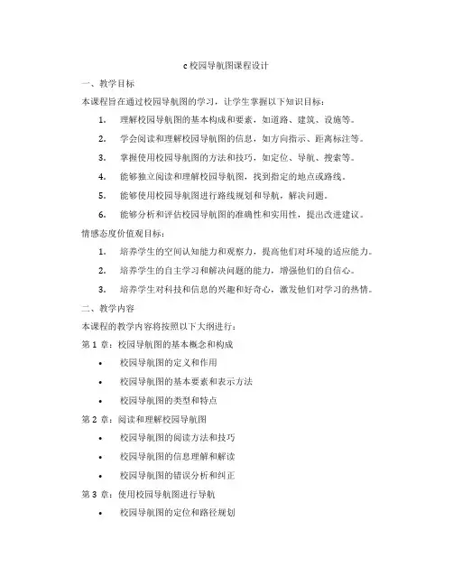 c校园导航图课程设计