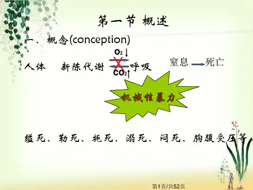 机械性窒息PPT课件