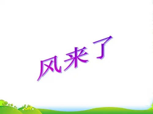 三年级美术下册风来了1课件湘美版
