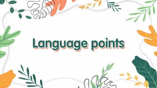 Unit+5+Into+the+Unknown+Language+points