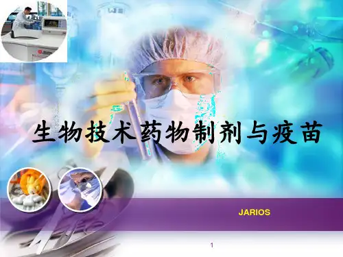 生物技术药物制剂与疫苗 ppt课件