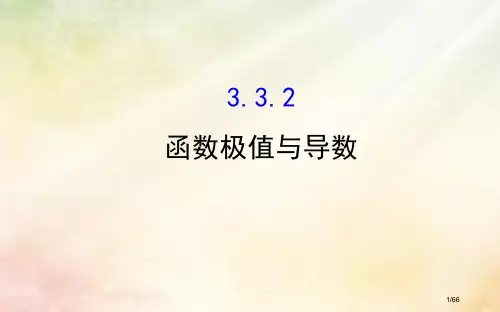 高中数学第三章导数及其应用3.3.2函数的极值与导数省公开课一等奖新名师优质课获奖PPT课件