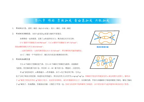第八章 烯烃 亲核加成 自由基加成 共轭加成
