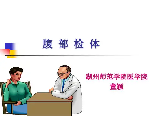 健康评估 腹部查体