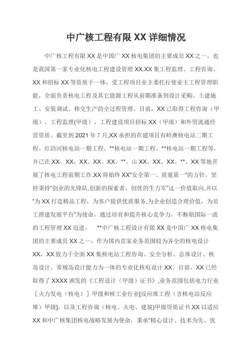 中广核工程有限公司详细情况.doc