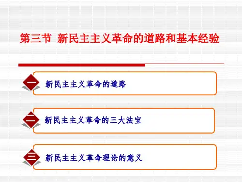 毛概新民主主义革命的道路和基本经验.pptx