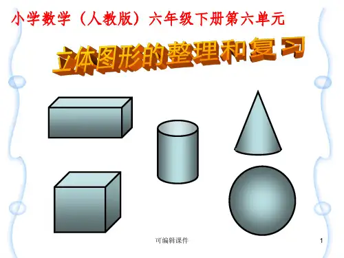 立体图形的复习整理ppt课件全