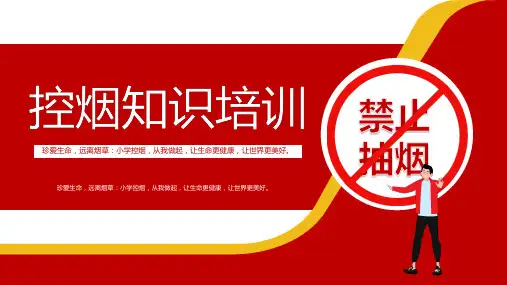 控烟知识培训PPT课件