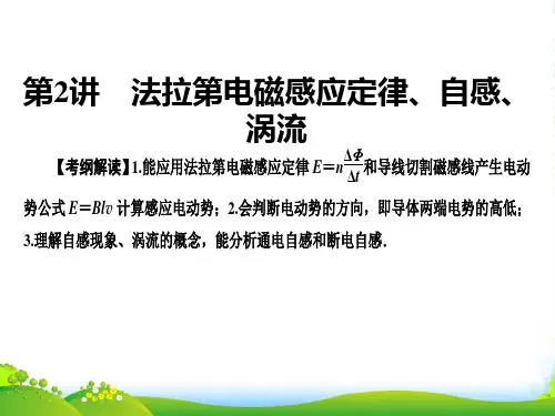 高三物理高考总复习课件：专题10 第2讲法拉第电磁感应定律、自感、涡流