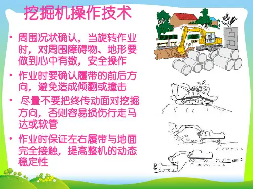 挖掘机操作技术培训课件
