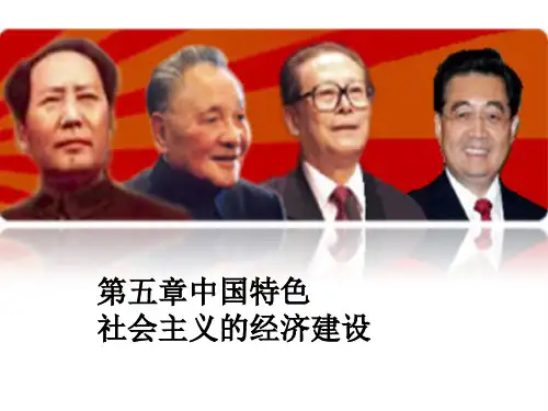 第五章中国特色社会主义的经济建设