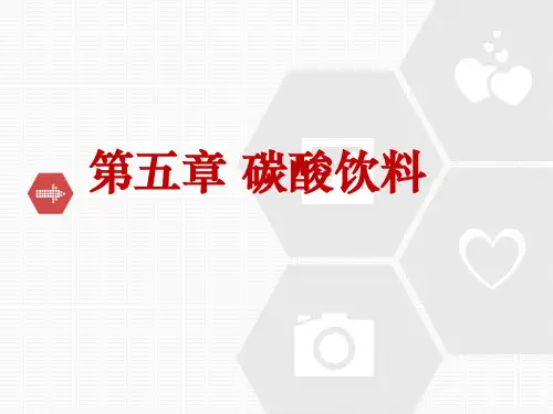 第五章碳酸饮料介绍