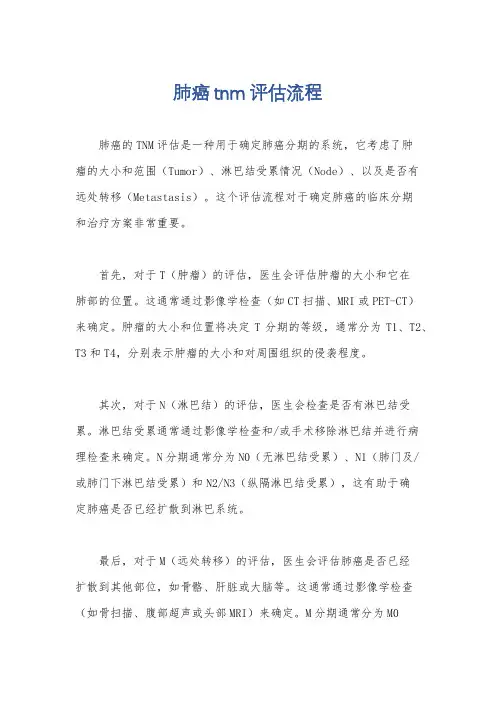 肺癌tnm评估流程