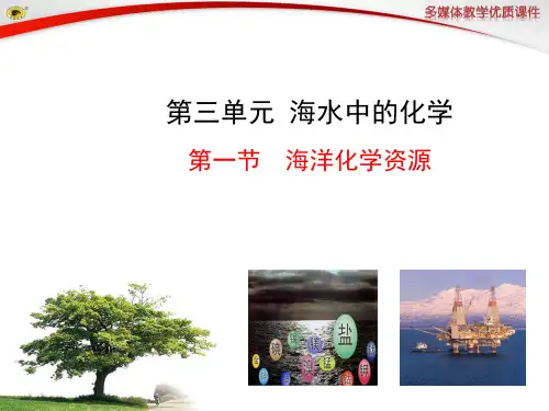 【化学课件】海洋化学资源 课件