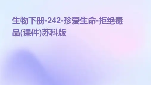 生物下册-242-珍爱生命-拒绝毒品(课件)苏科版