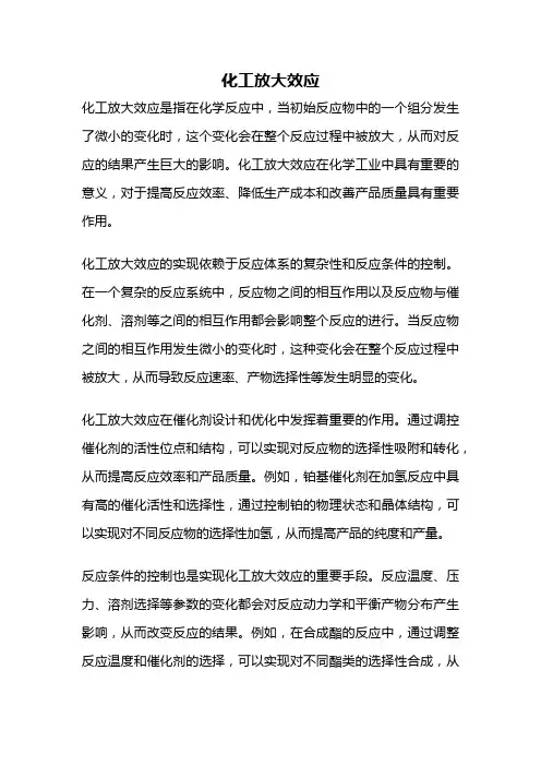 化工放大效应