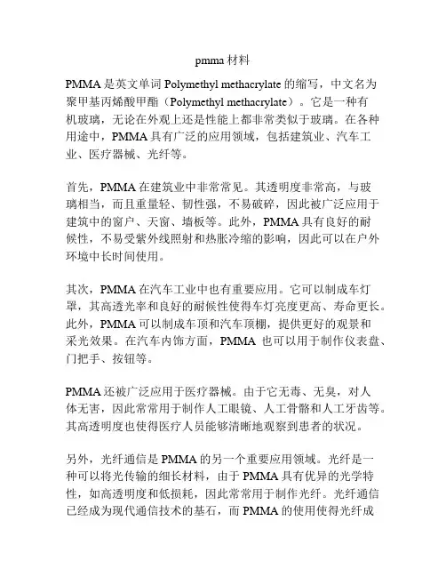 pmma材料