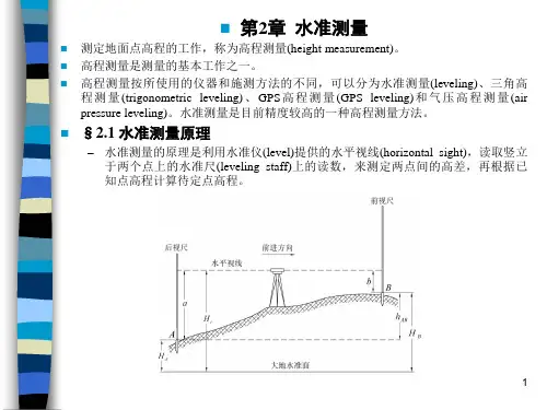 土木工程测量第2章教案ppt课件