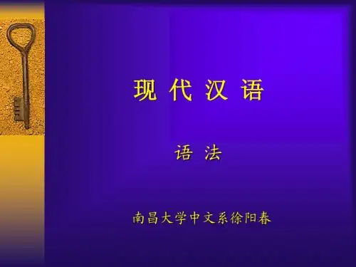 现代汉语语法2