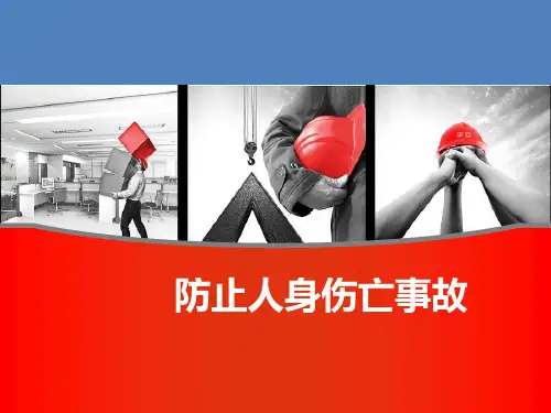 防止人身伤亡事故专题培训(下)