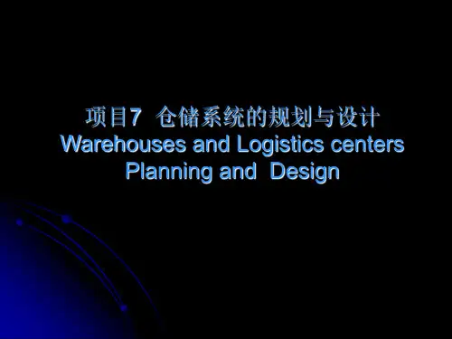 项目仓储系统的规划与设计.ppt