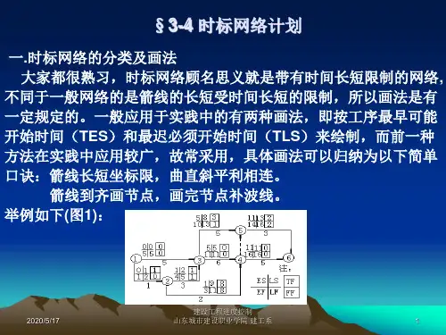 时标网络图