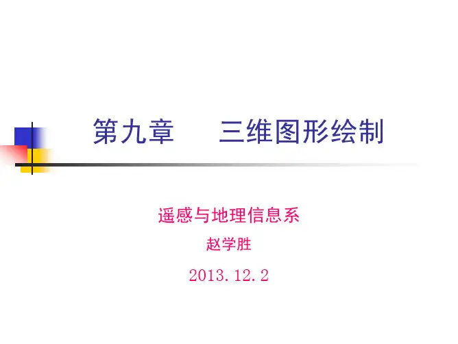 9-三维观察与实体表示