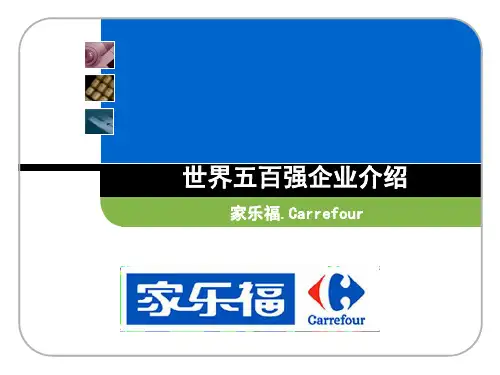 家乐福公司介绍PPT
