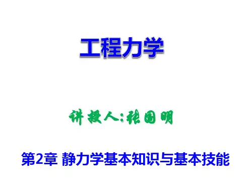 第2-2讲静力学基本技能